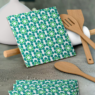 Leaf Pattern, Pattern Of Leaves, Green Leaves Tile