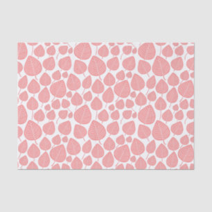 Leaf Pattern - Soft Pink Tissue Paper