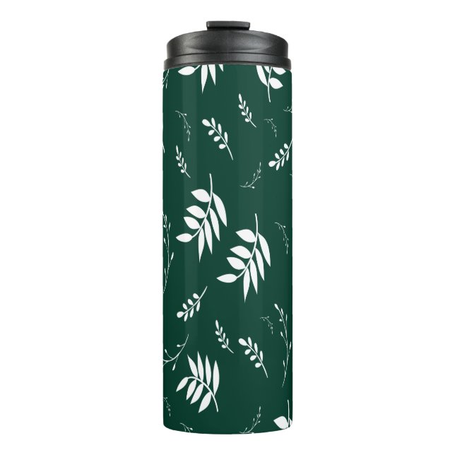 leaf pattern thermal tumbler (Front)