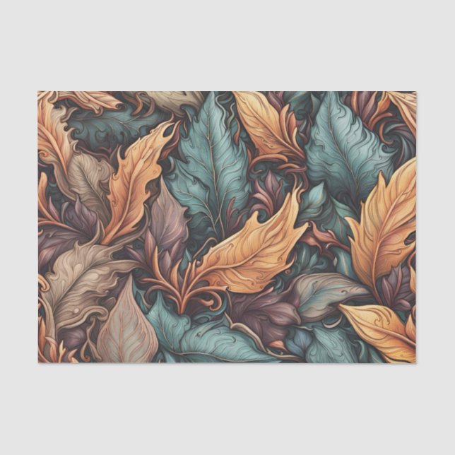 Leaf Pattern Tissue Paper (Front)