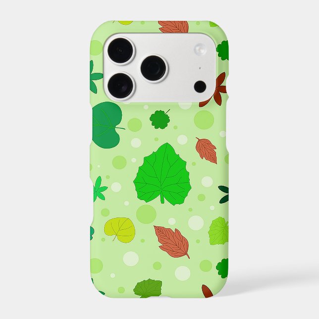 Leaf Pattern with Various Shapes and Colours (Back)