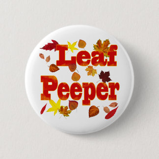 Leaf Peeper 6 Cm Round Badge