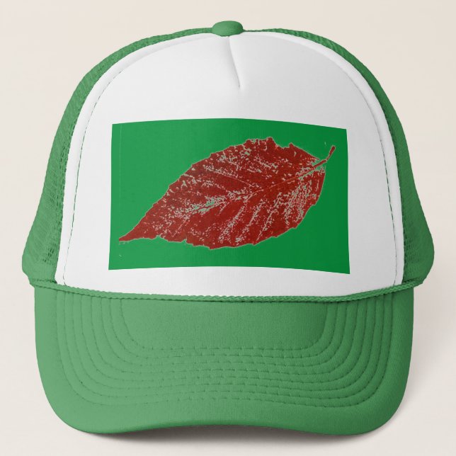 Leaf Print Hat (Front)