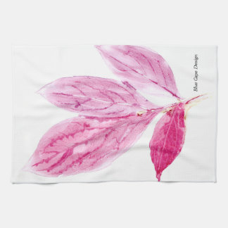 Leaf Print Tea Towel