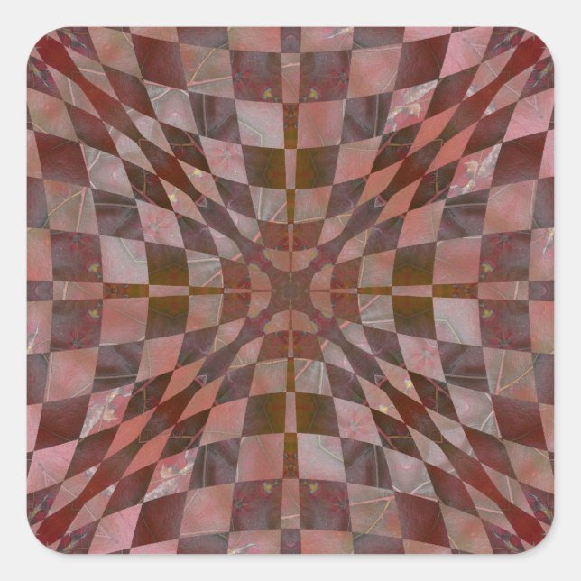 Leaf Quilt Nov 2012 Square Sticker (Front)