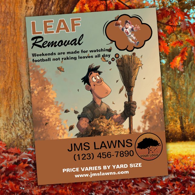 Leaf Raking and Cleanup Flyer (Creator Uploaded)