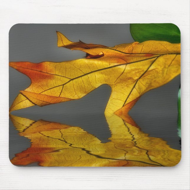 Leaf Reflection Mousepad (Front)
