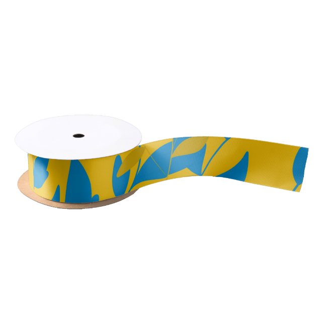 leaf satin ribbon (Spool)