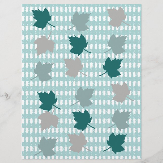 Leaf Scrapbook Paper (Front)