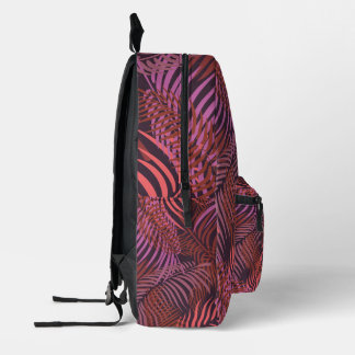 Leaf Seemless Pattern Printed Backpack