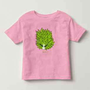 Leaf slug cartoon illustration toddler T-Shirt