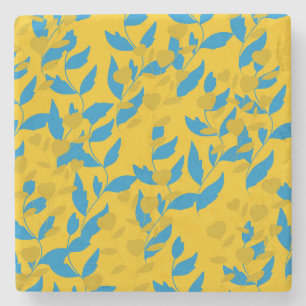 leaf stone coaster
