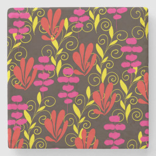 leaf stone coaster