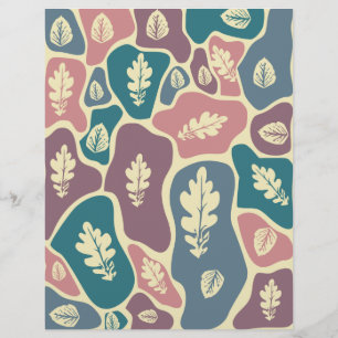 Leaf & Stone Pattern Paper