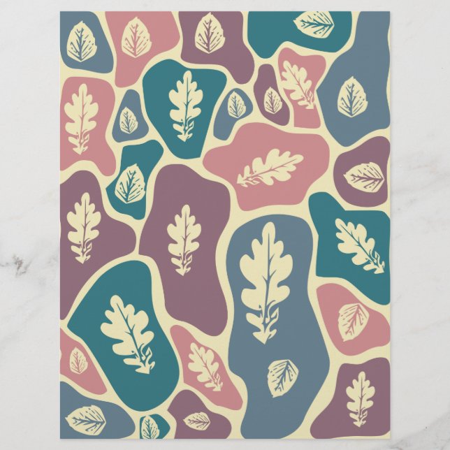 Leaf & Stone Pattern Paper (Front)