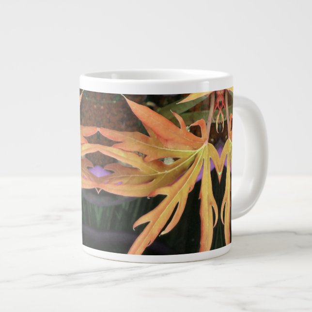 Leaf Study 2 Large Coffee Mug (Front Right)