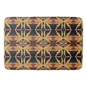 Leaf Study Pattern Bath Mat