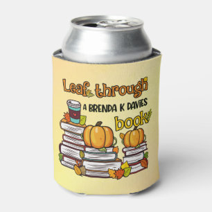 Leaf Through A Brenda K Davies Book Can Cooler