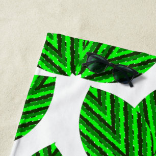 Leaf Trios Beach Towel