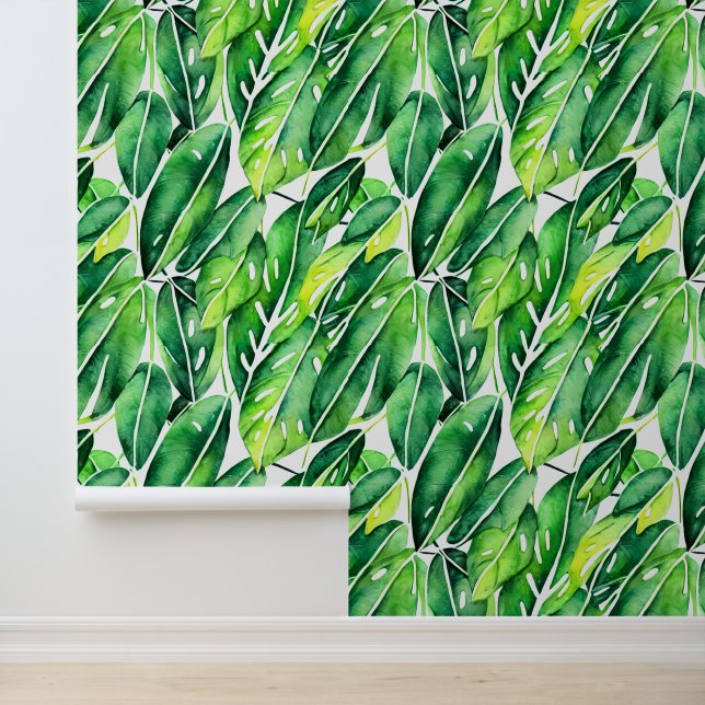 Leaf wall mural seamless repeating pattern (Application)