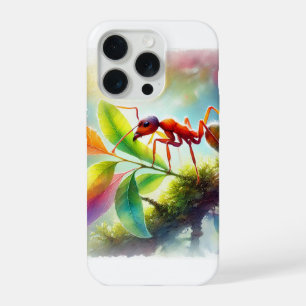 Leafcutter Ant 200924AREF113 - Watercolor iPhone 15 Pro Case