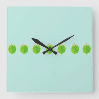 Leafing Already? Square Wall Clock