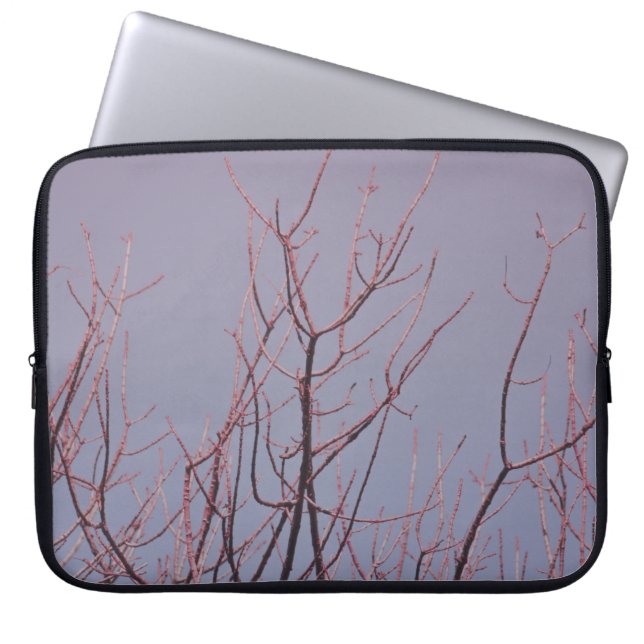 LEAFLESS TREE UNDER WHITE SKY LAPTOP SLEEVE (Front)