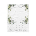 Leafy Botanical Corners Monthly Baby Milestone