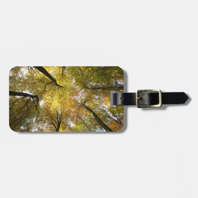 Leafy Canopy Luggage Tag (Front Horizontal)