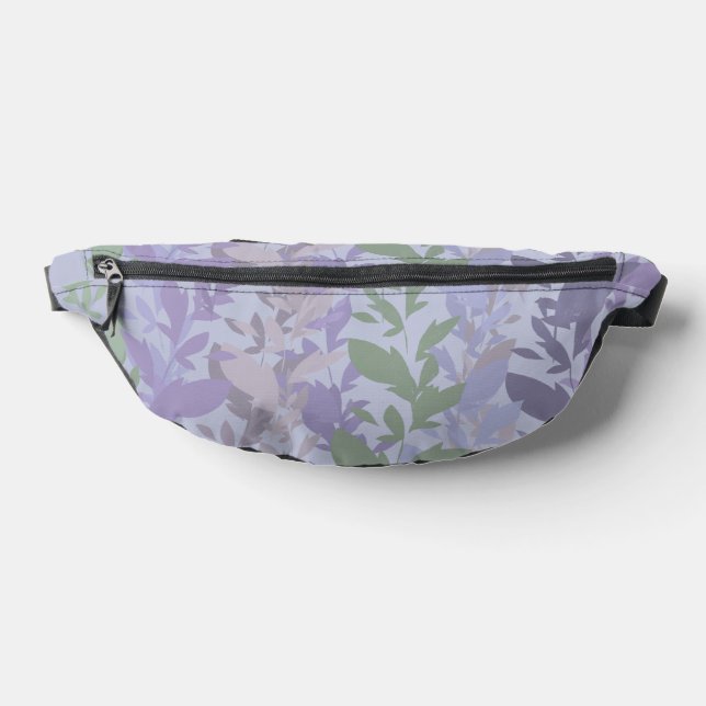 Leafy Creeping Vine Drawing Pattern With Pastels Bum Bags (Lay Down)
