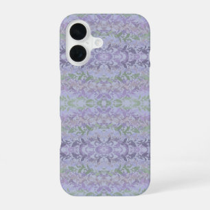 Leafy Creeping Vine Drawing Pattern With Pastels iPhone 16 Case