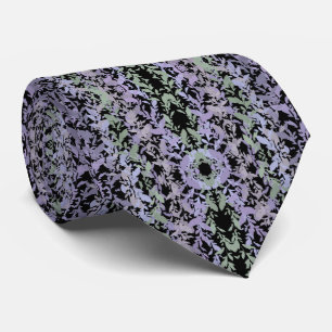 Leafy Creeping Vine Soft Pastel Drawing Pattern Tie