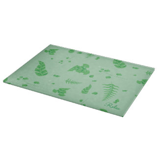 Leafy Cutting Board