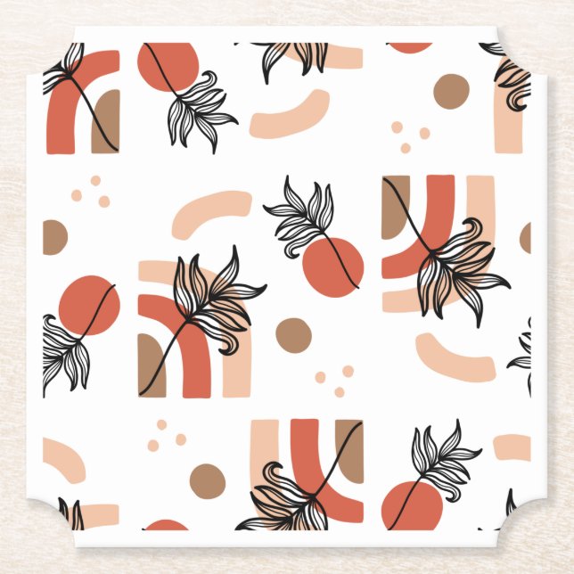 Leafy Dreams  Paper Coaster (Front)