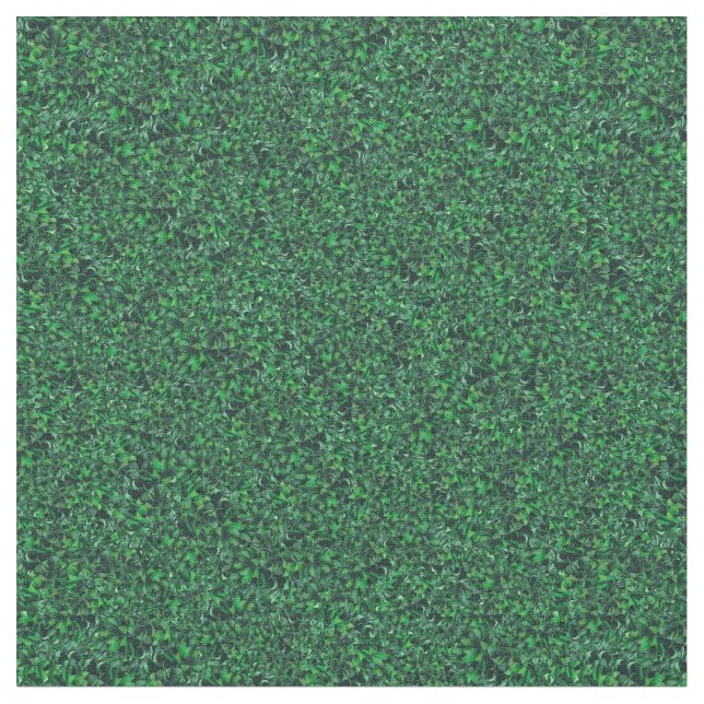 Leafy Elegance Botanical Pattern Fabric (Close Up)