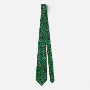 Leafy Elegance Botanical Pattern Tie