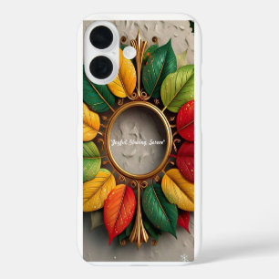 "Leafy Golden Twinkle" iPhone 16 Case