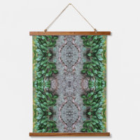 Leafy Green Vine Growing On Tree Abstract
