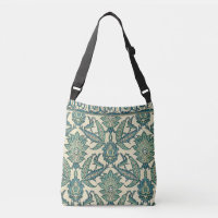 Leafy Green Vintage Arabic Botanical Pattern