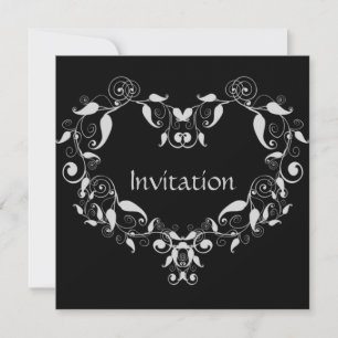 Leafy Heart Invitation