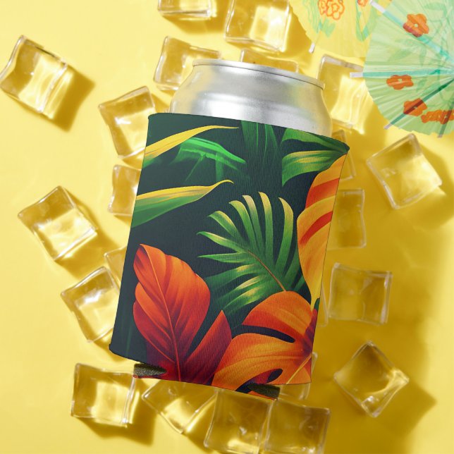 LEAFY LEAVES NATURE GARDEN CAN COOLER (In Situ Summer)