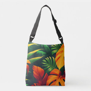 LEAFY LEAVES NATURE GARDEN CROSSBODY BAG