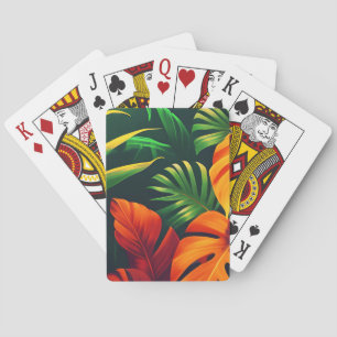 LEAFY LEAVES NATURE GARDEN PLAYING CARDS