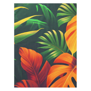 LEAFY LEAVES NATURE GARDEN TABLECLOTH