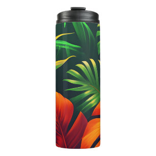 LEAFY LEAVES NATURE GARDEN THERMAL TUMBLER