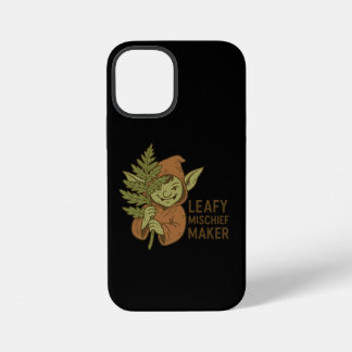 Leafy Mischief Maker - Cute Goblin Forest Creature iPhone 12 Mini Case