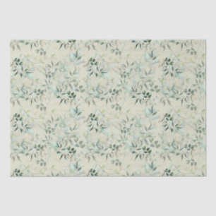 Leafy Mystique Pale Celadon Tissue Paper