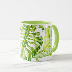 Leafy Sculptures on a Combo Mug