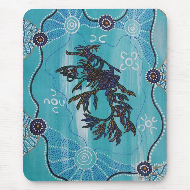 leafy Sea Dragon Mouse Mat (Front)