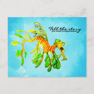 Leafy Sea Dragon - Tell the story you want Postcard